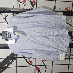 Daniel Cremieux Tailored Fit Striped Button Shirt Size Large NWT